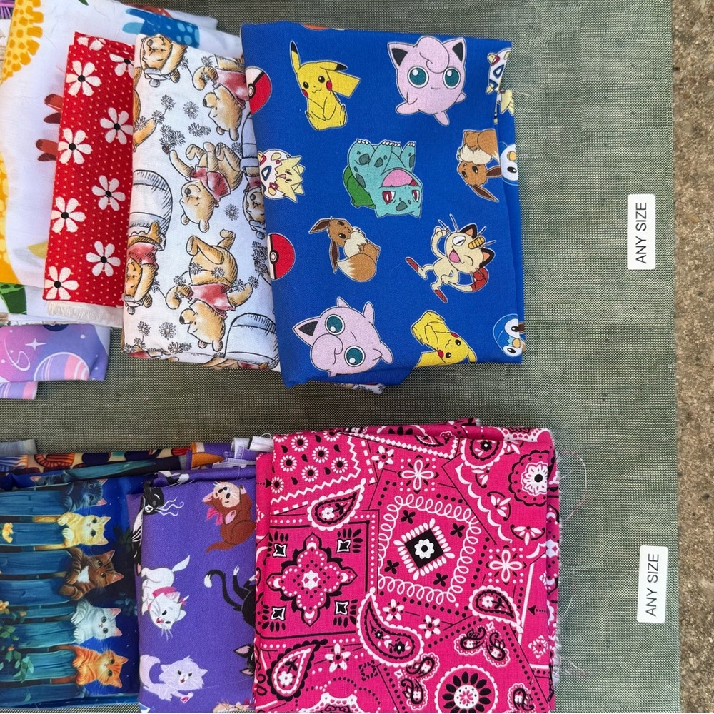 Colorful Cartoon and Patterned Dog Bandanas - Picture 2 of 4